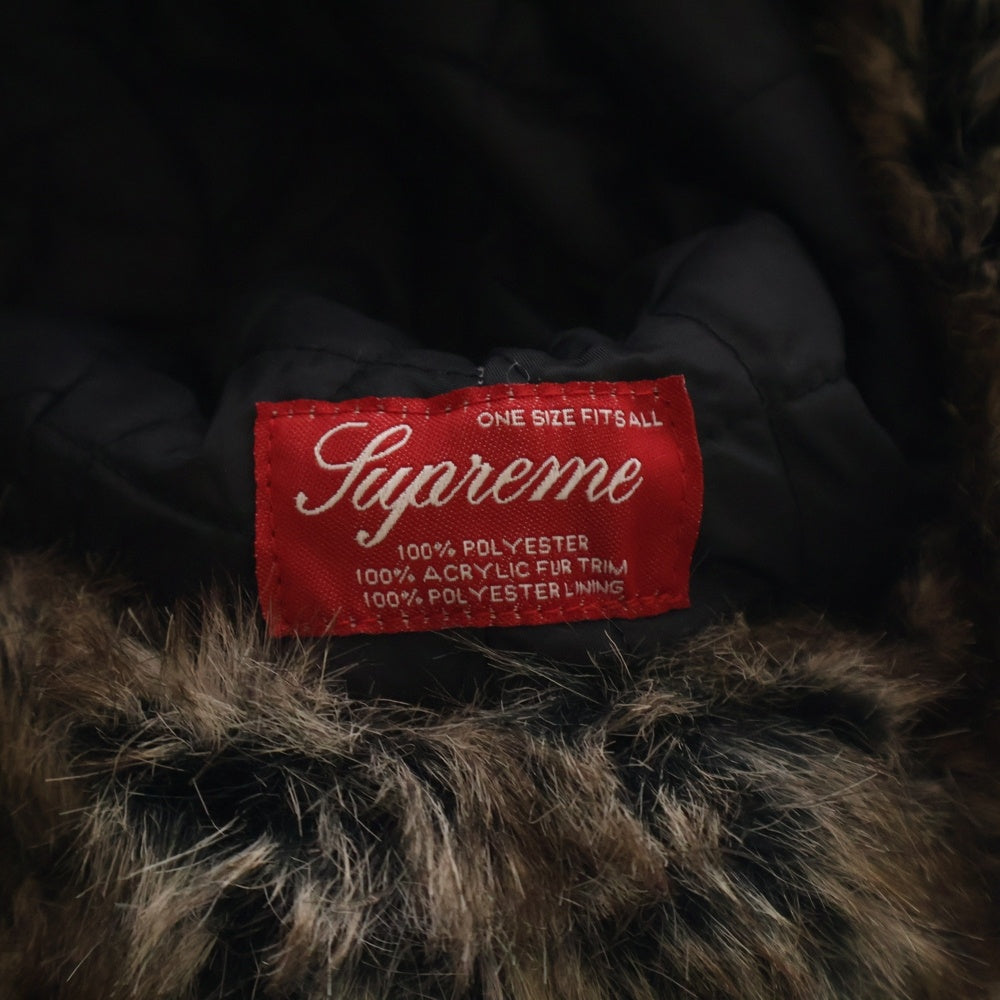 SUPREME(シュプリーム) 10AW Leopard Trooper Hat レオパード トルーパー ハット 帽子 ブラウン