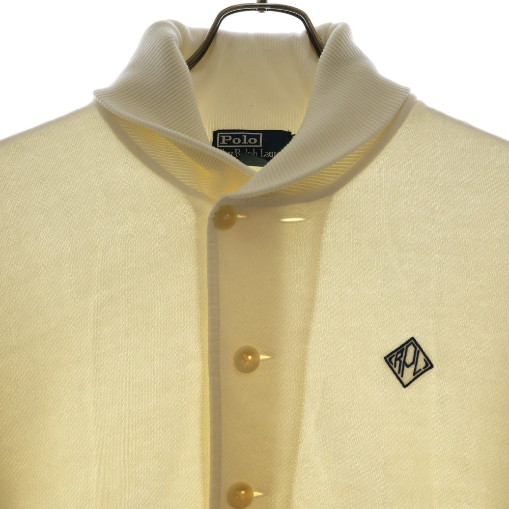 POLO RALPH LAUREN(ポロラルフローレン) 90s ショールカラー スウェットカーディガン ホワイト