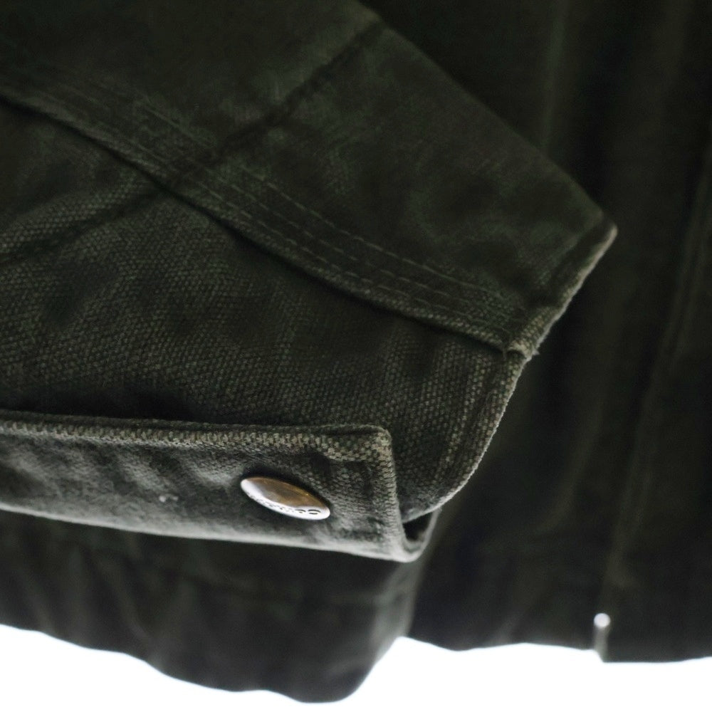 CARHARTT(カーハート) 00s DETROIT JACKET USA製 デトロイト ダックワークジップアップジャケット モスグリーン J97MOS