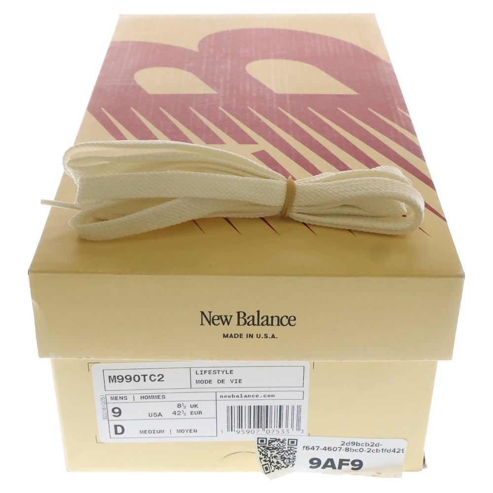 New Balance(ニューバランス) M990TC2 ローカットスニーカー ホワイト US9/27cm