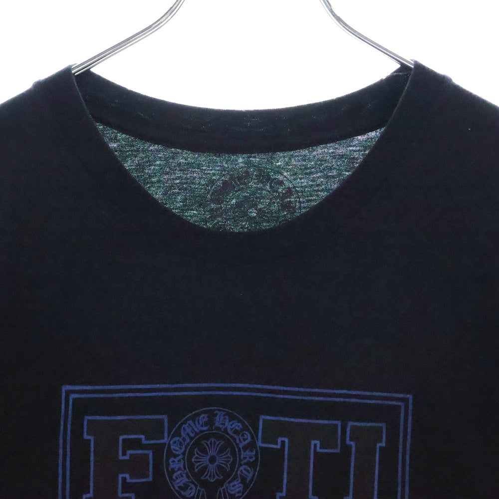 CHROME HEARTS(クロムハーツ) FOTI COLL プリント 半袖Tシャツ カットソー ブラック