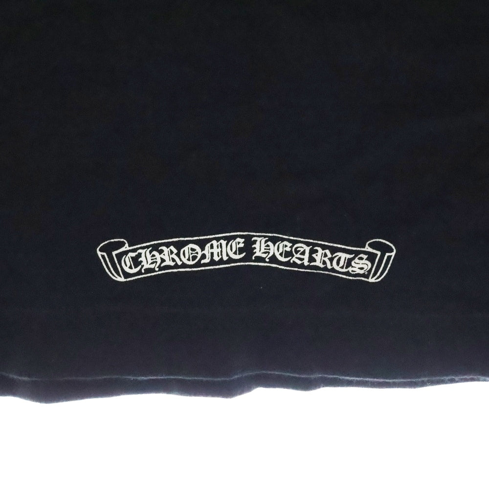 CHROME HEARTS(クロムハーツ) FOTI COLL プリント 半袖Tシャツ カットソー ブラック