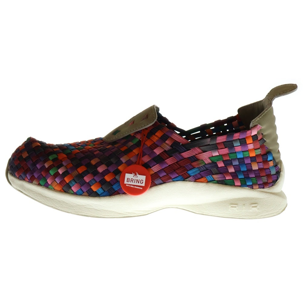 NIKE(ナイキ) 【観賞用2002年製】HTM AIR WOVEN PRPLE RAINBOW 世界1500足限定 エア ウーブン パープル レインボー ローカットスニーカー マルチ US10/28cm 305147-251