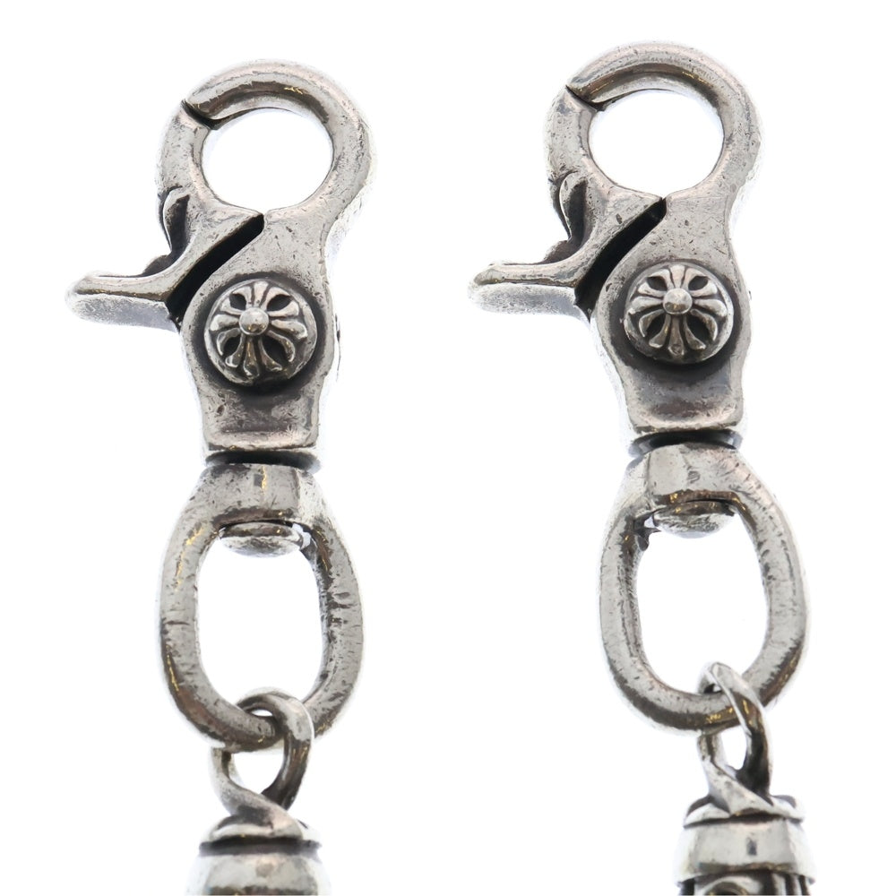 CHROME HEARTS(クロムハーツ) ROLLER LONG-T/2クリップロング ローラー ウォレットチェーン シルバー