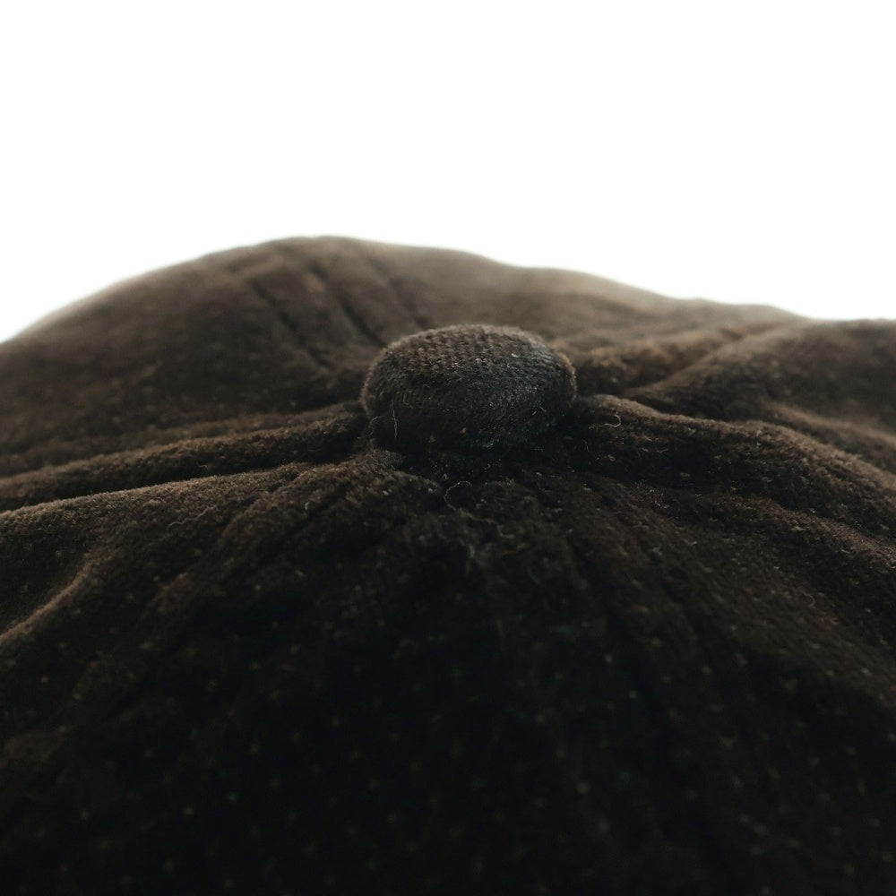 SUPREME(シュプリーム) ×NEW Era 59FIFTY ニューエラ NYロゴ ベロア ベースボールキャップ 帽子 ブラック