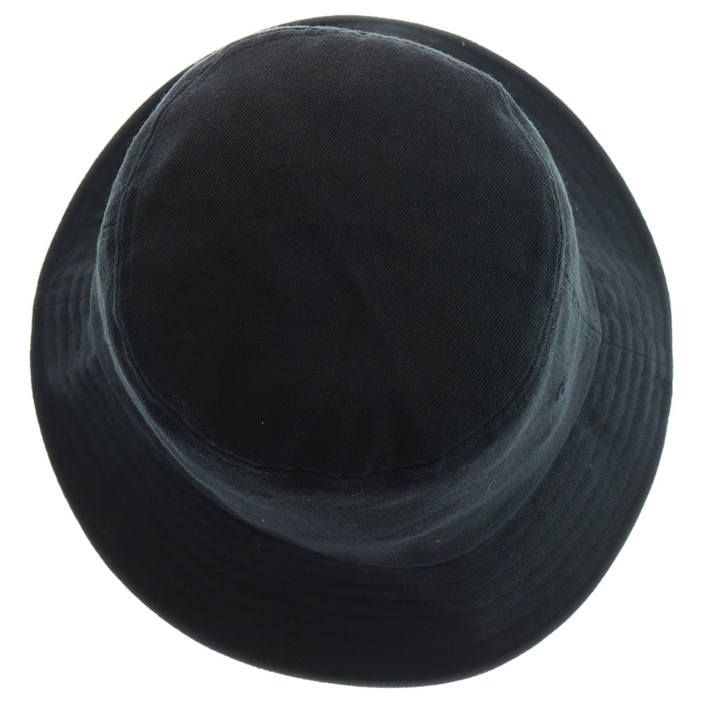 STUSSY(ステューシー) 22AW Big Stock Bucket Hat ビッグストックロゴ 刺繍 バケットハット ブラック
