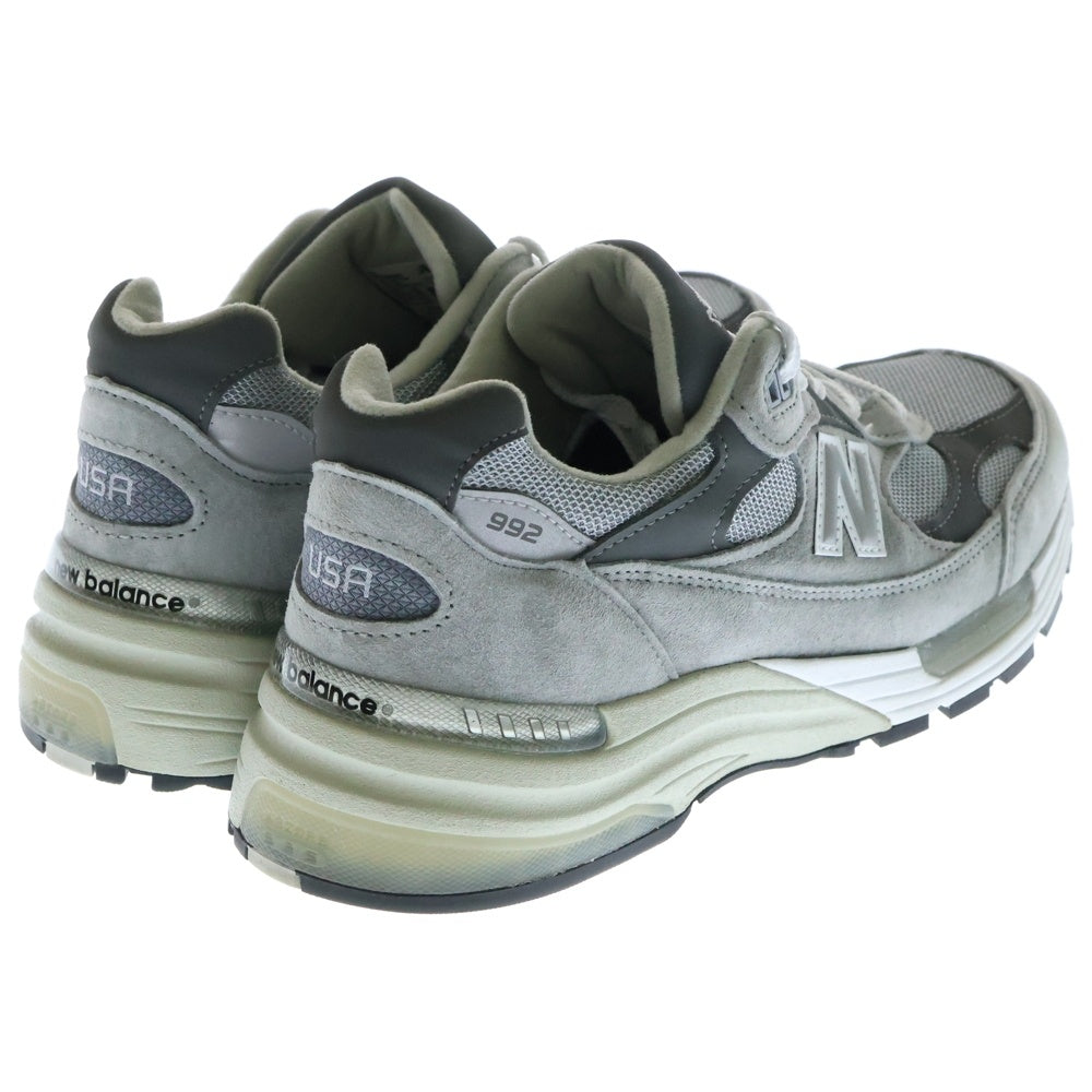New Balance(ニューバランス) M992GR スウェードレースアップローカットスニーカー グレー US9/27cm