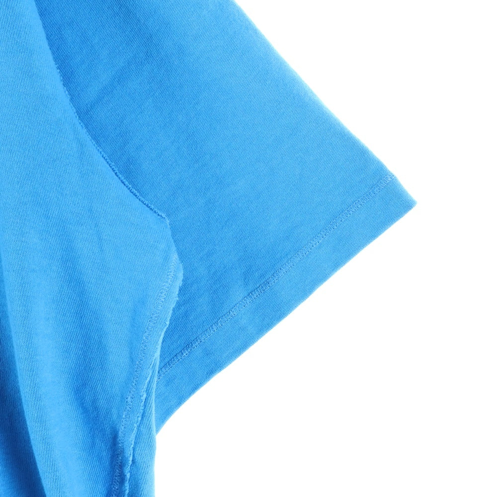 Needles(ニードルス) 22SS Papillon embroidery ロゴ刺繍半袖Tシャツ カットソー ブルー KP346