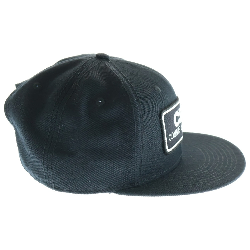 COMME des GARCONS(コムデギャルソン) 20SS LOGO CAP フロント ワッペン ロゴ ストレート スナップバック キャップ sz-k601