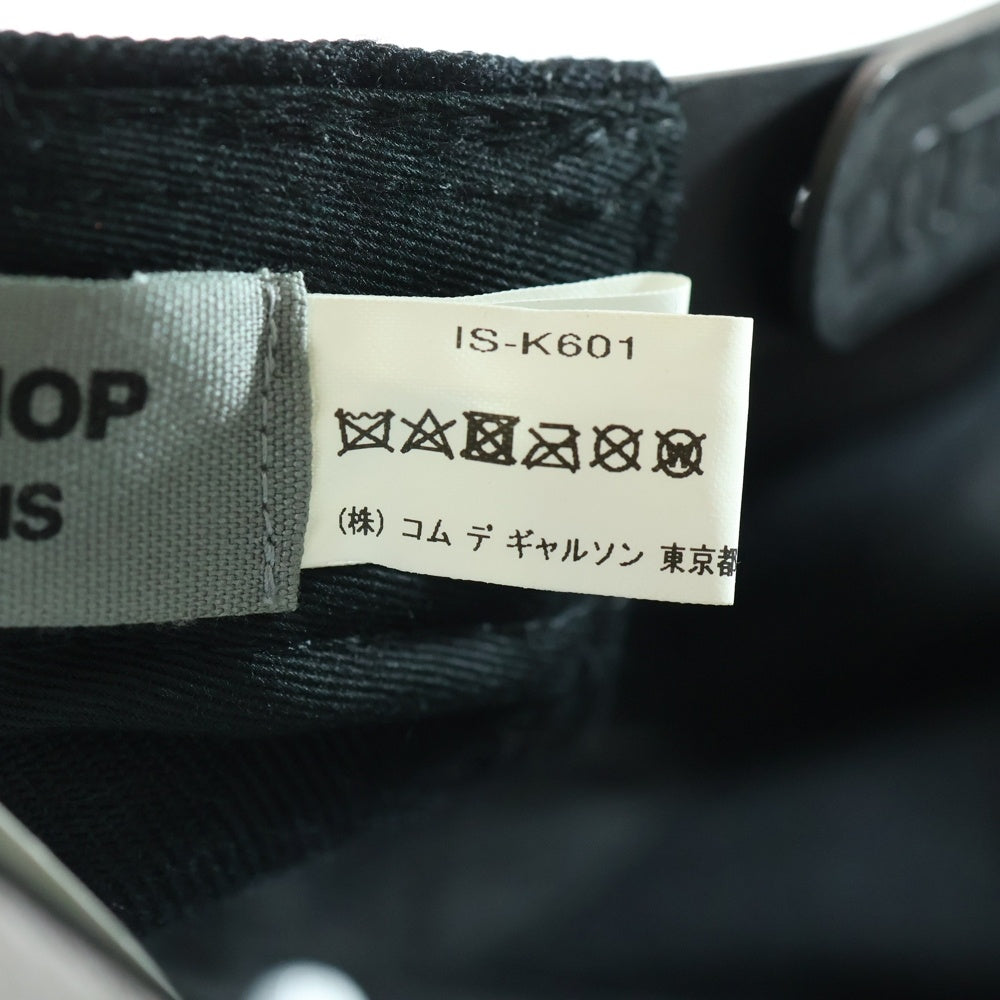 COMME des GARCONS(コムデギャルソン) 20SS LOGO CAP フロント ワッペン ロゴ ストレート スナップバック キャップ sz-k601