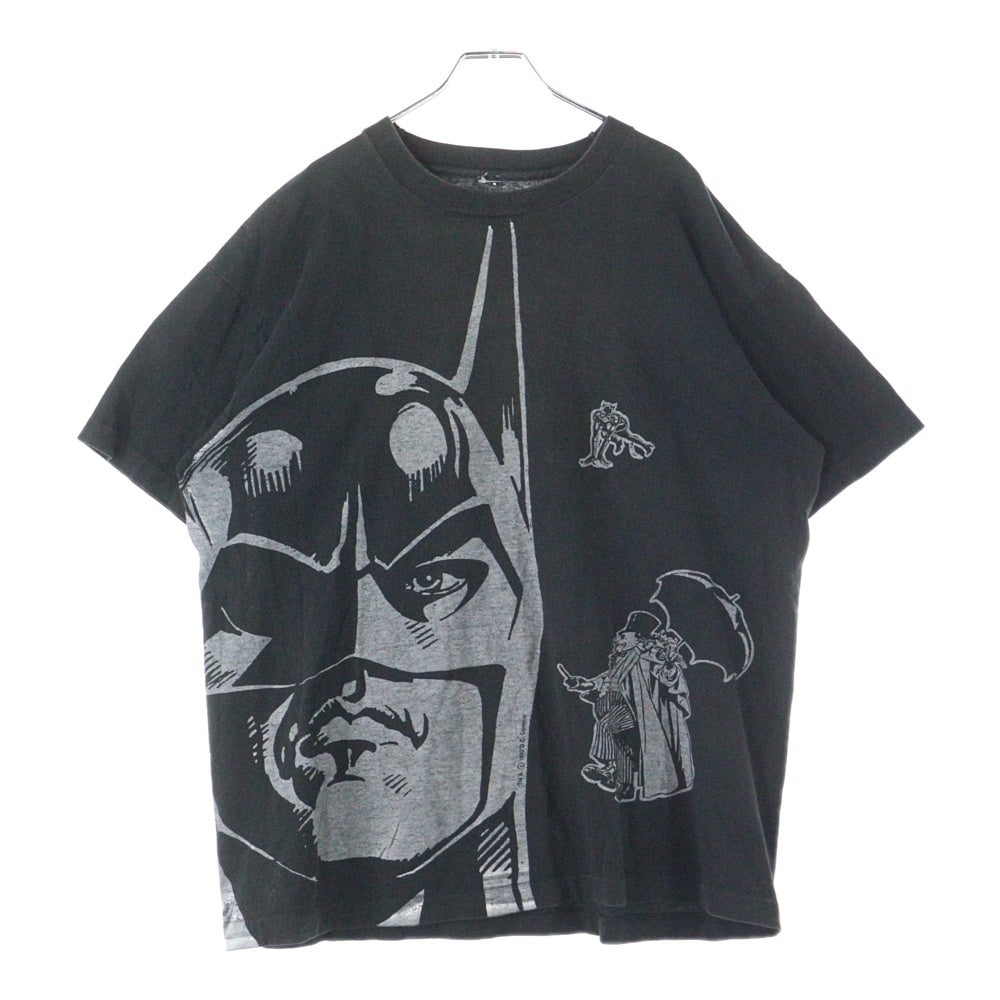 VINTAGE(ヴィンテージ) 90s VINTAGE BATMAN TEE ヴィンテージ バットマン キャラクタープリント クルーネック 半袖Tシャツ カットソー ブラック