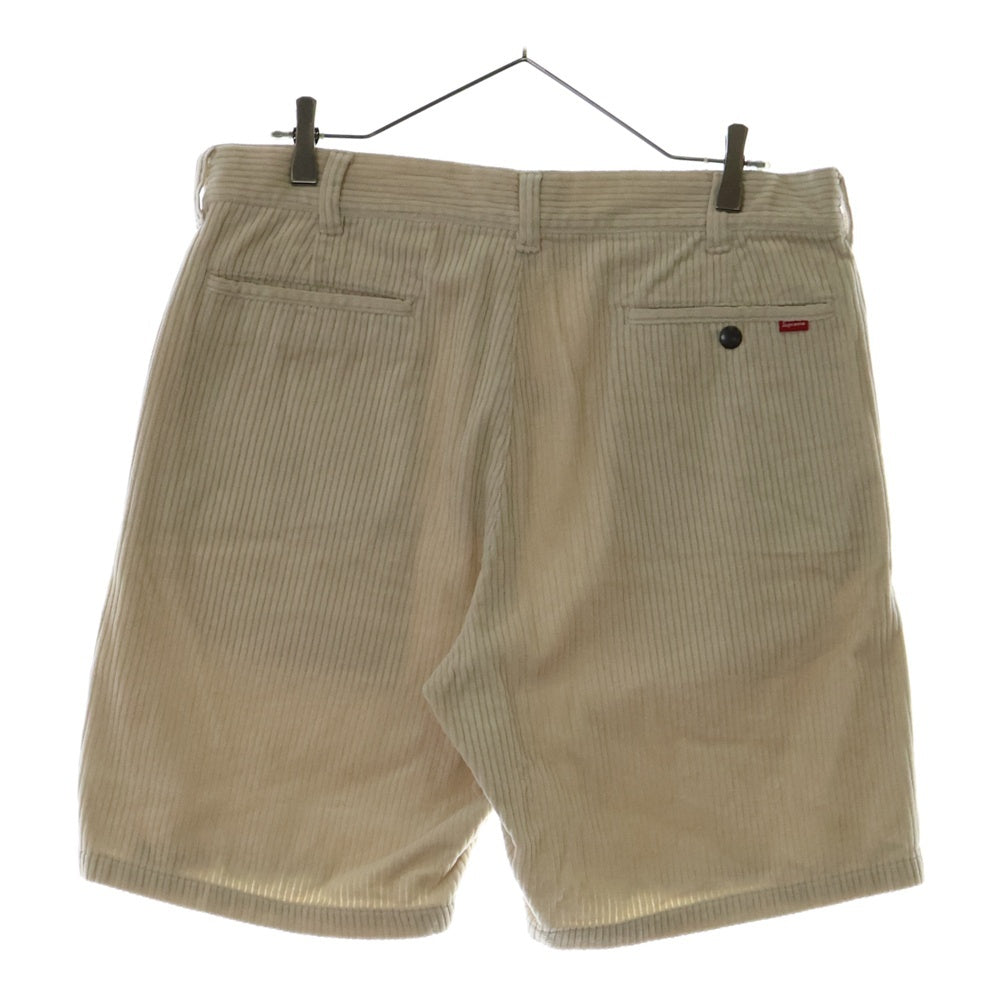 SUPREME(シュプリーム) 17SS Wide Wale Corduroy Work Short ワイド ワーレイ コーデュロイ ワークショーツ ハーフパンツ ナチュラル