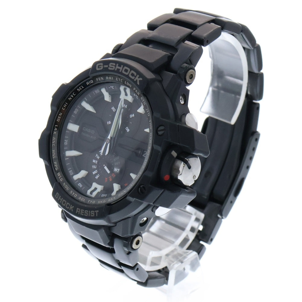 CASIO G-SHOCK(カシオ ジーショック) SKY COCKPIT スカイコックピット 電波ソーラー ウォッチ マルチバンド 腕時計 ブラック GW-A1000D-1AJF