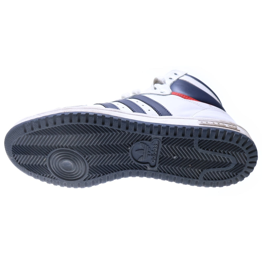 adidas Originals(アディダスオリジナルス) top ten hi トップテン ハイカットスニーカー US8.5/26.5cm ホワイト/ネイビー d65161