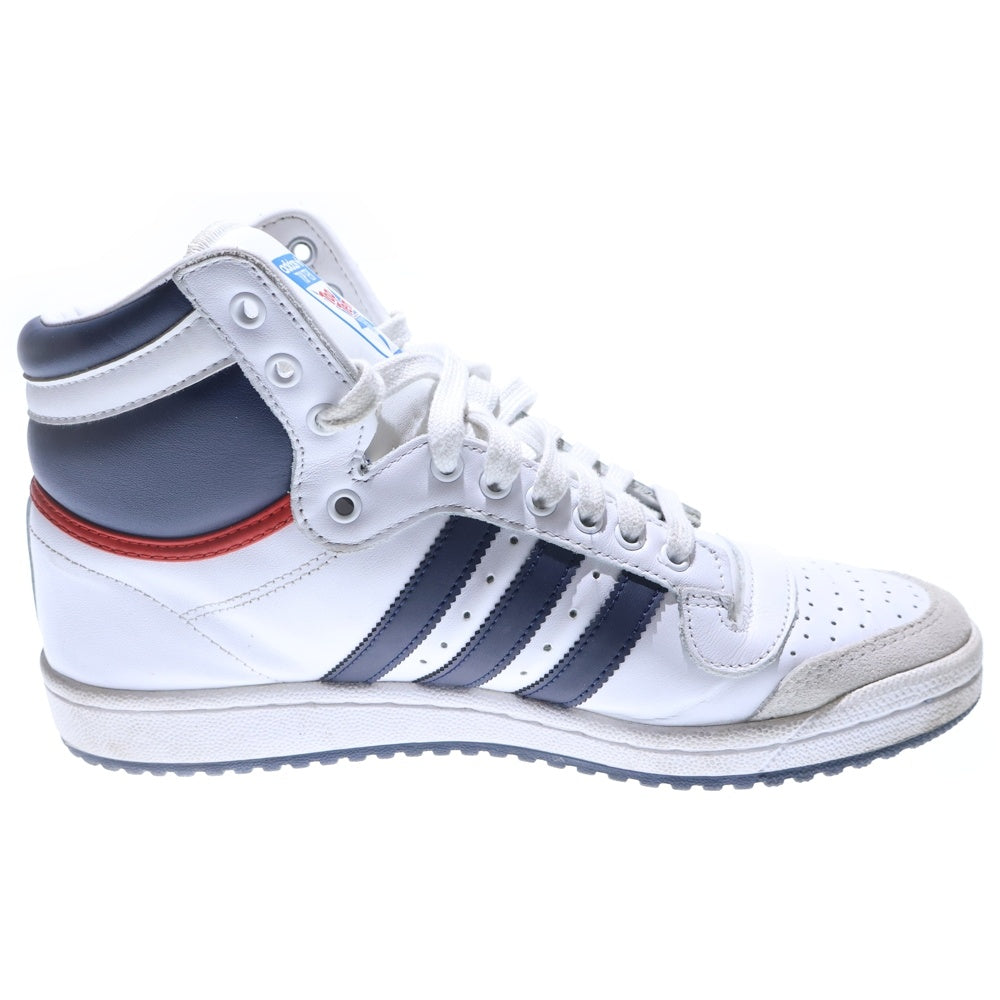 adidas Originals(アディダスオリジナルス) top ten hi トップテン ハイカットスニーカー US8.5/26.5cm ホワイト/ネイビー d65161