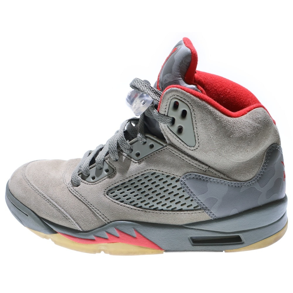 NIKE(ナイキ) NIKE AIR JORDAN 5 RETRO/エアジョーダンレトロ ハイカットスニーカー US8/26cm グレー 136027-051
