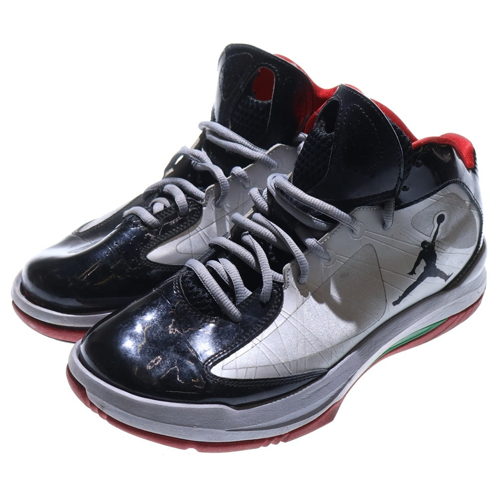NIKE(ナイキ) AERO FLIGHT ジョーダン エアロ フライト ハイカットスニーカー US8.5/26.5cm ブラック/シルバー AERO FLIGHT ジョーダン エアロ フライト