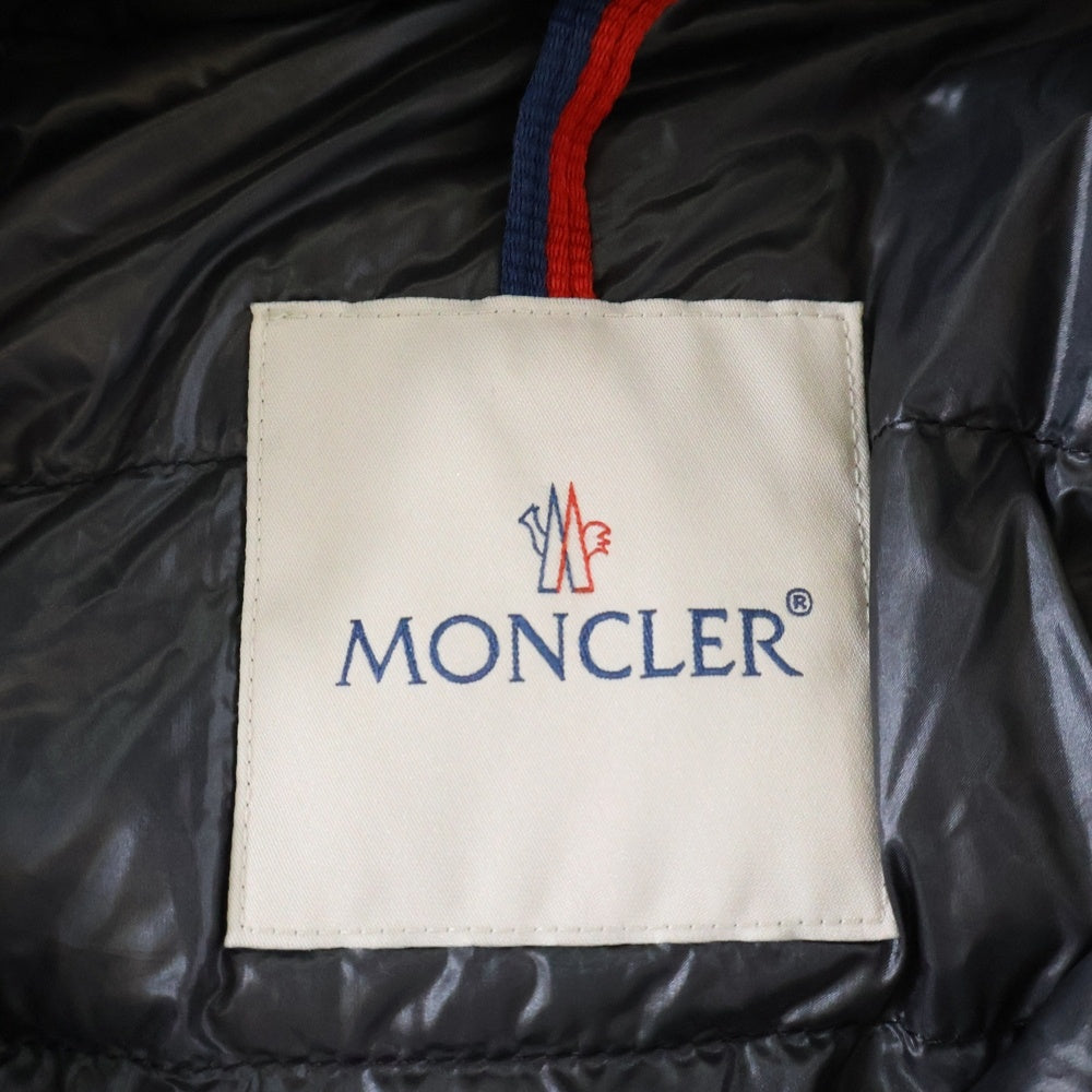 MONCLER(モンクレール) 22SS BUKRET GIUBBOTTO ロゴパッチ ジップアップ フーディー ダウンジャケット ブラック H10911A00028 68352