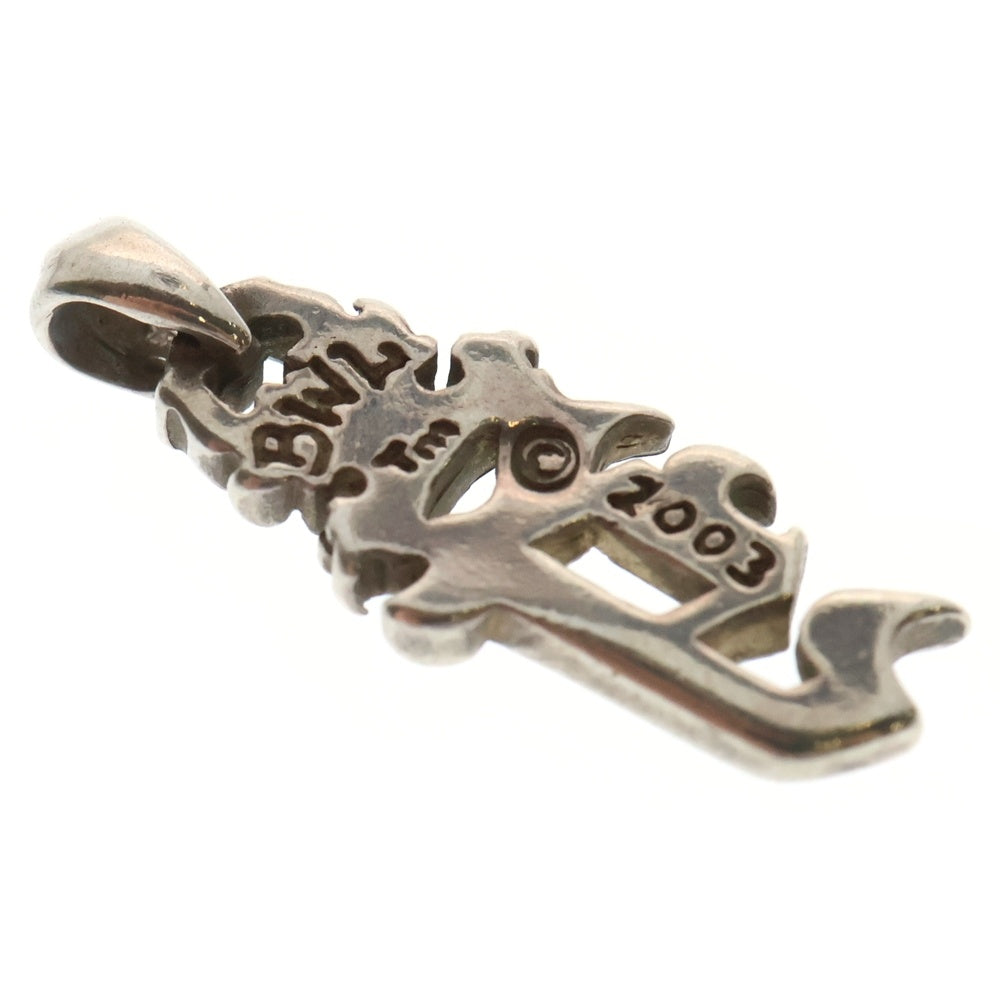 Bill Wall Leather/BWL(ビルウォールレザー) Initial Crown Pendant イニシャル クラウン ペンダント トップ Y シルバー