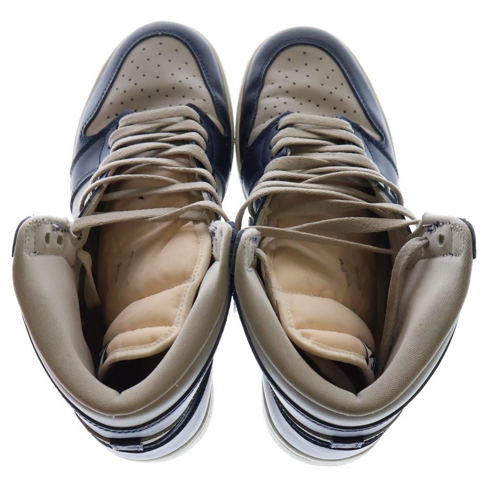 NIKE(ナイキ) AIR JORDAN 1 85 Georgetown エアジョーダン 1 ジョージタウン ハイカットスニーカー ネイビー/グレー US8.5/26.5cm BQ4422-400