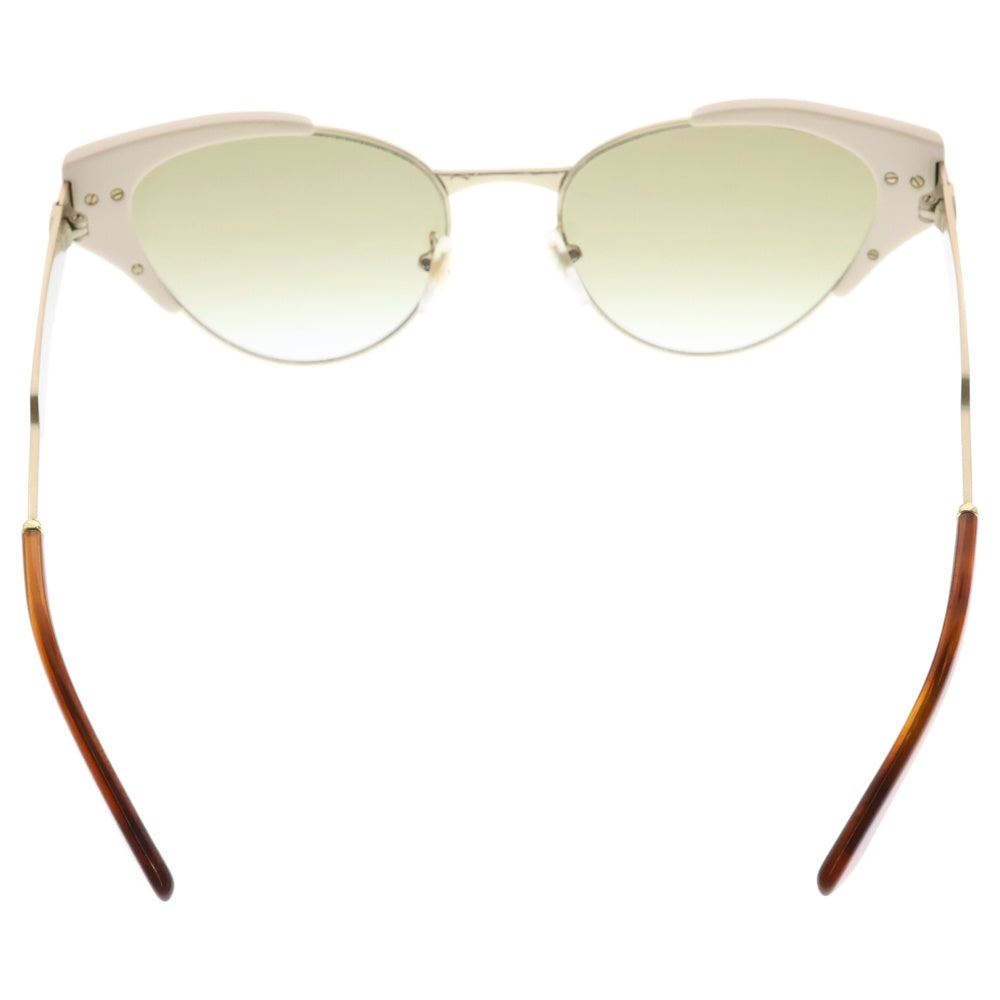 GUCCI(グッチ) トリコロール インターナショナル フィット サングラス アイウェア 眼鏡 ホワイト/ゴールド GG0522S