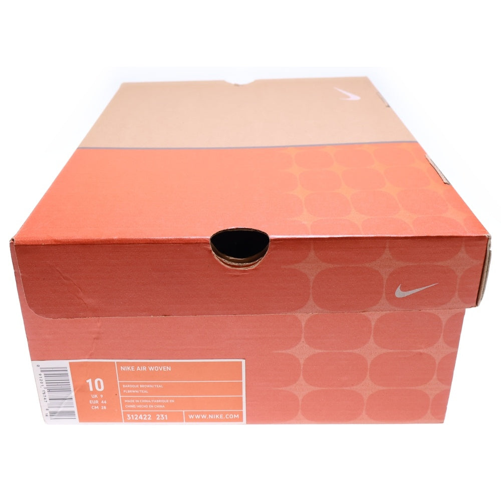 NIKE(ナイキ) 【観賞用2006年製】AIR WOVEN BAROQUE Brown & Teal エア ウーブン バロック ローカットスニーカー ブラウン US10/28cm 312422-231