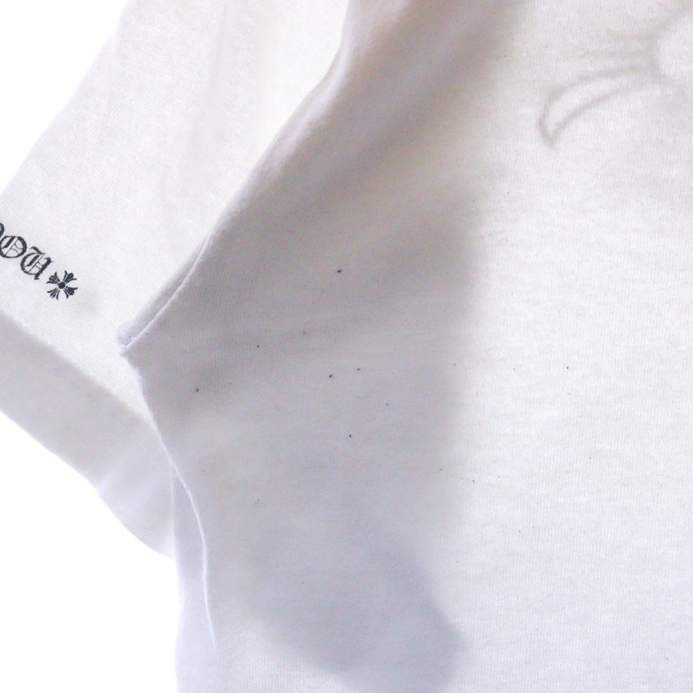 CHROME HEARTS(クロムハーツ) Horseshoe CH PLS Tee ホースシュー CHプラス プリント 半袖Tシャツ カットソー ホワイト