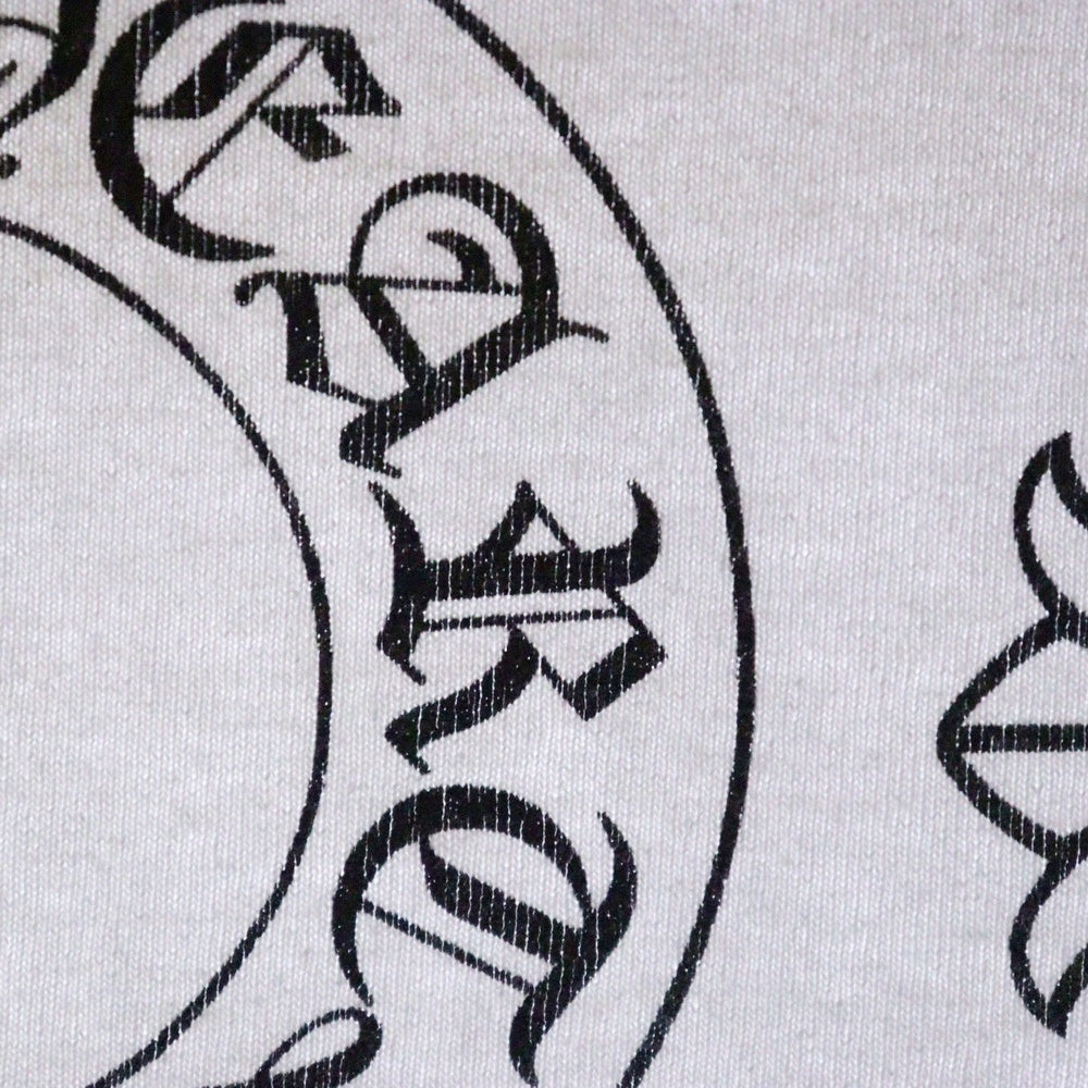 CHROME HEARTS(クロムハーツ) Horseshoe CH PLS Tee ホースシュー CHプラス プリント 半袖Tシャツ カットソー ホワイト