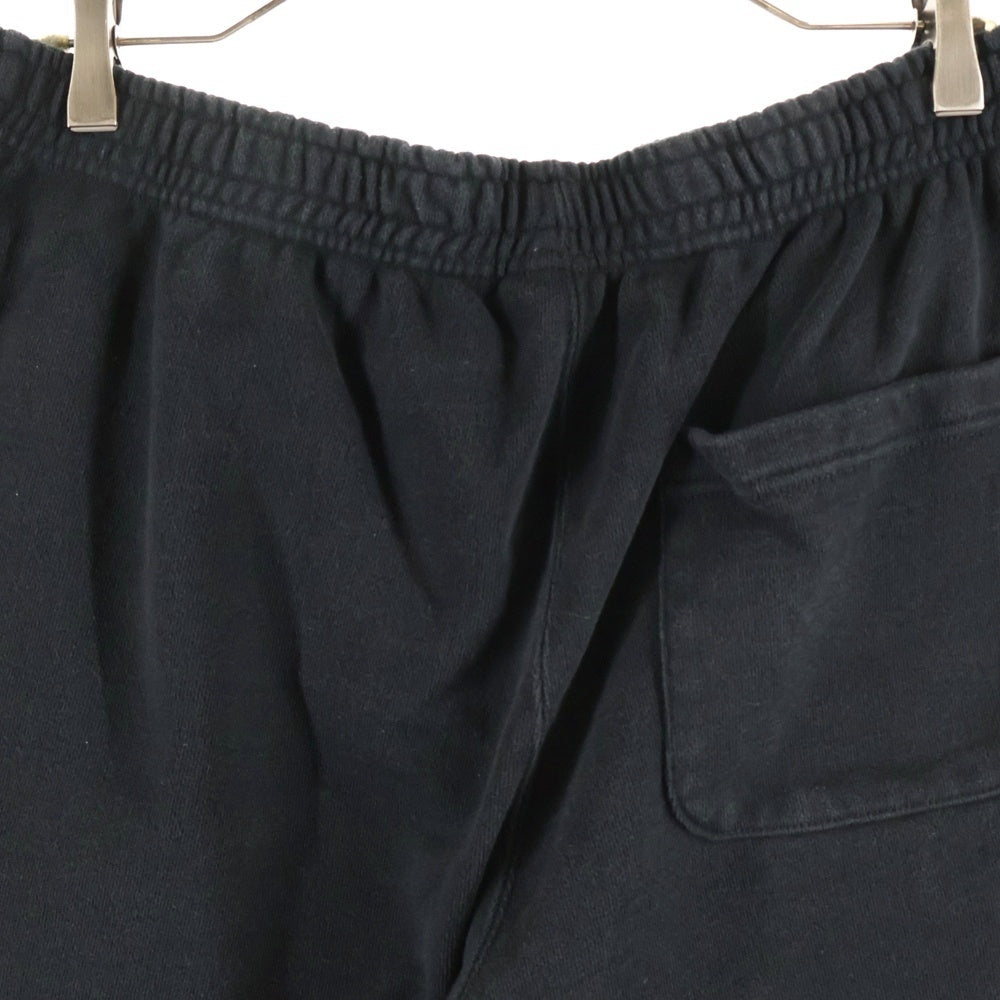 THE BLACK EYE PATCH(ブラックアイパッチ) SMALL HWC LABEL SWEAT SHORT 取扱注意 ロゴ刺繍 ショーツ ハーフパンツ ブラック