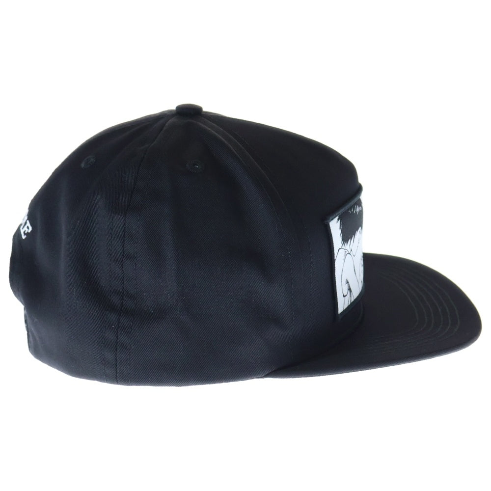 SUPREME(シュプリーム) 17AW ×AKIRA Syringe 5-Panel Cap アキラ シリンジ 5パネル キャップ 帽子 ブラック