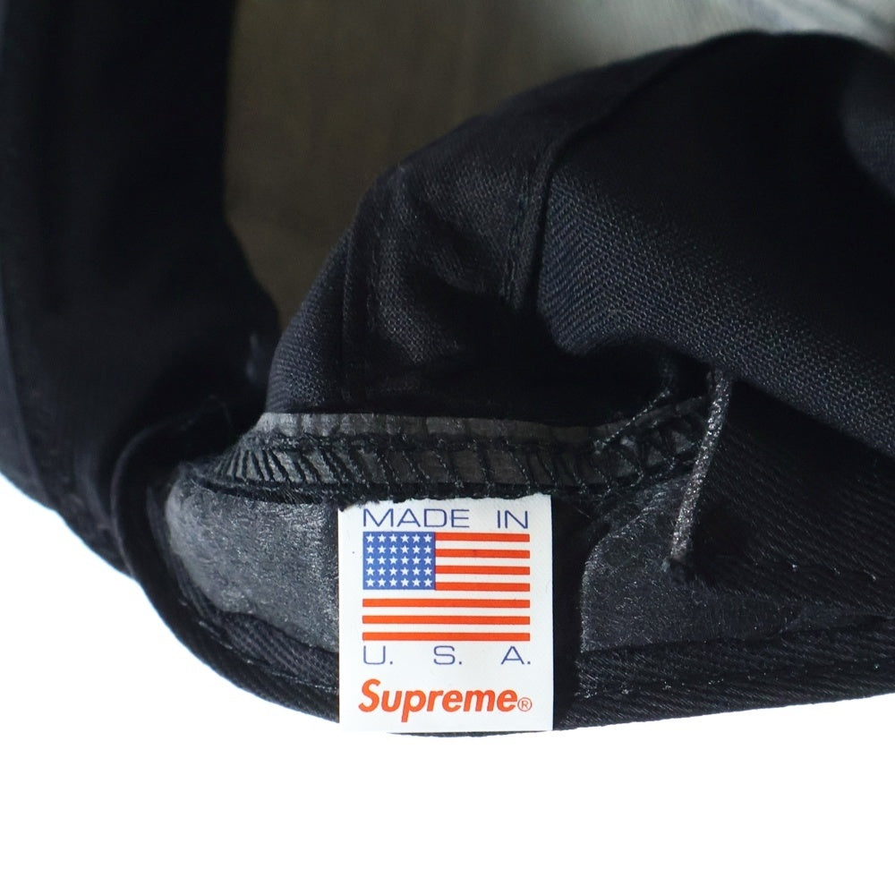 SUPREME(シュプリーム) 17AW ×AKIRA Syringe 5-Panel Cap アキラ シリンジ 5パネル キャップ 帽子 ブラック