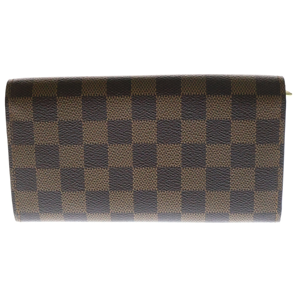 LOUIS VUITTON(ルイヴィトン) ダミエ ポシェット ポルト モネ カルト クレディ ロングウォレット 長財布 ブラウン N61724