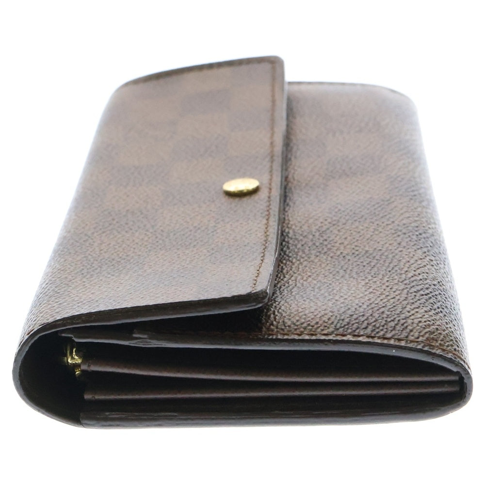 LOUIS VUITTON(ルイヴィトン) ダミエ ポシェット ポルト モネ カルト クレディ ロングウォレット 長財布 ブラウン N61724