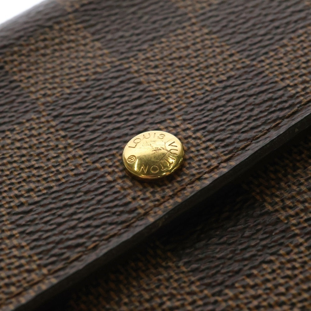 LOUIS VUITTON(ルイヴィトン) ダミエ ポシェット ポルト モネ カルト クレディ ロングウォレット 長財布 ブラウン N61724