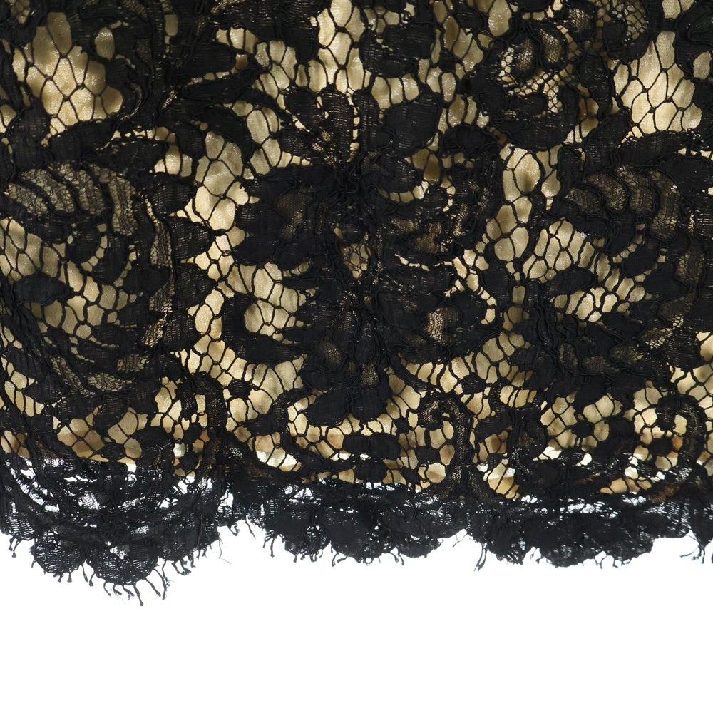 GUCCI(グッチ) フラワー総柄 レース スカート ブラック レディース