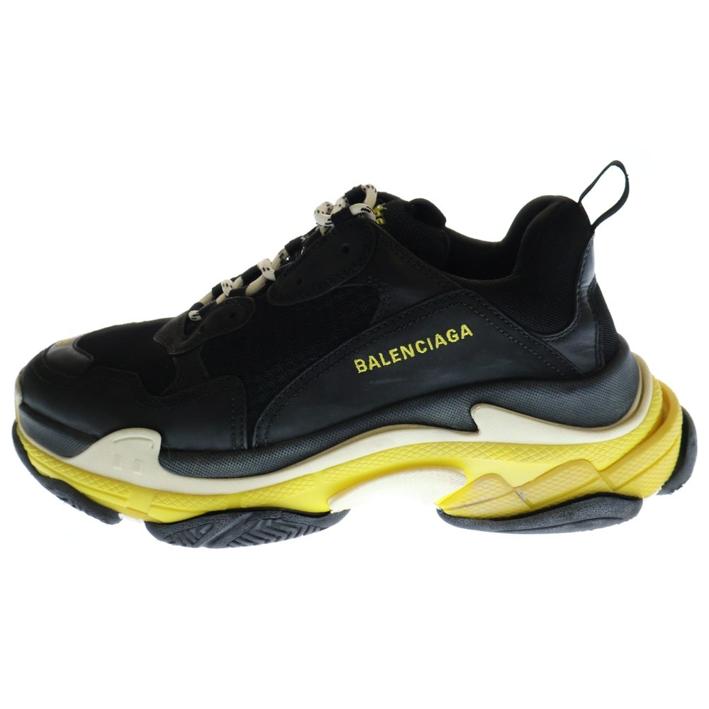 BALENCIAGA(バレンシアガ) TRIPLE S トリプルエス ローカットスニーカー ダッドスニーカー ブラック/イエロー 534162