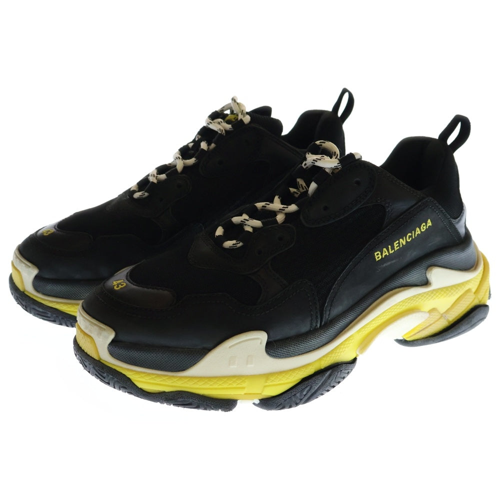BALENCIAGA(バレンシアガ) TRIPLE S トリプルエス ローカットスニーカー ダッドスニーカー ブラック/イエロー 534162
