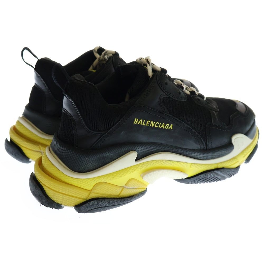 BALENCIAGA(バレンシアガ) TRIPLE S トリプルエス ローカットスニーカー ダッドスニーカー ブラック/イエロー 534162