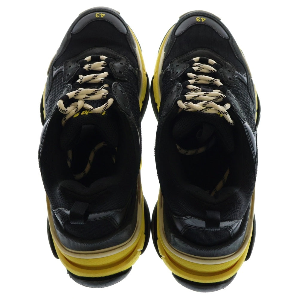 BALENCIAGA(バレンシアガ) TRIPLE S トリプルエス ローカットスニーカー ダッドスニーカー ブラック/イエロー 534162