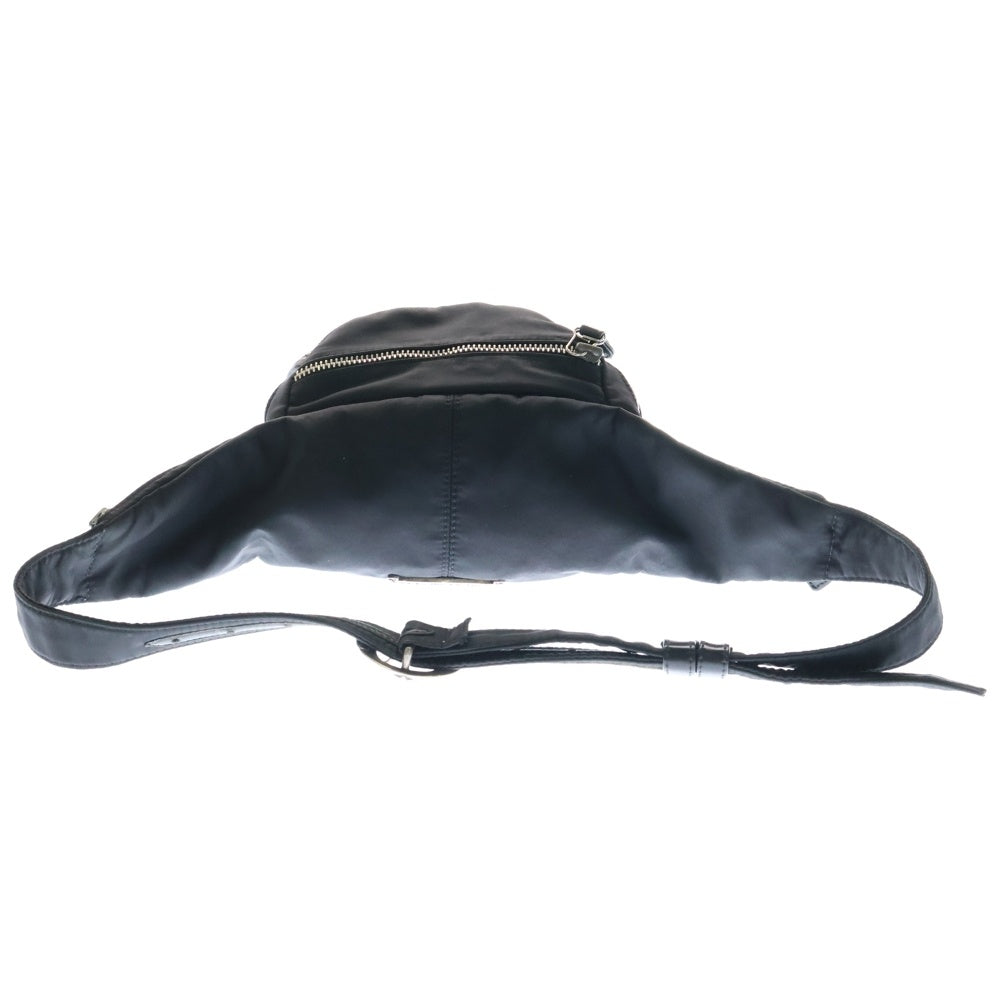 CHROME HEARTS(クロムハーツ) OLD SNAT PACK mini NYLON オールド スナットパックミニ ダガージップガンスリンガーベルトナイロンボディーバッグ ブラック