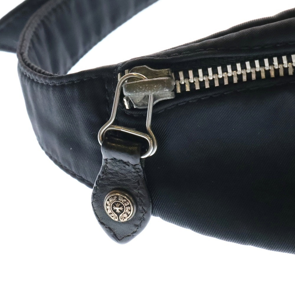 CHROME HEARTS(クロムハーツ) OLD SNAT PACK mini NYLON オールド スナットパックミニ ダガージップガンスリンガーベルトナイロンボディーバッグ ブラック
