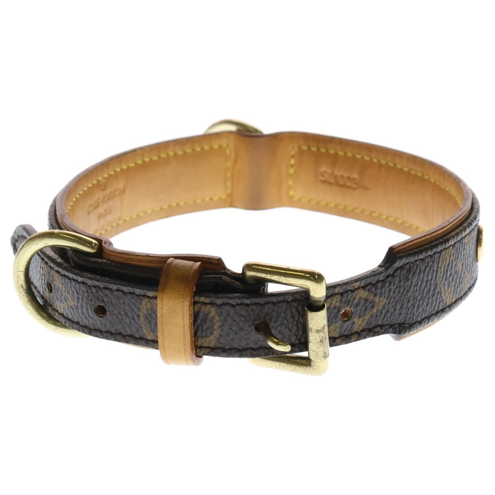 LOUIS VUITTON(ルイヴィトン) モノグラム コリエ バクスターMM 犬用 首輪 ペット用 ブラウン M58071