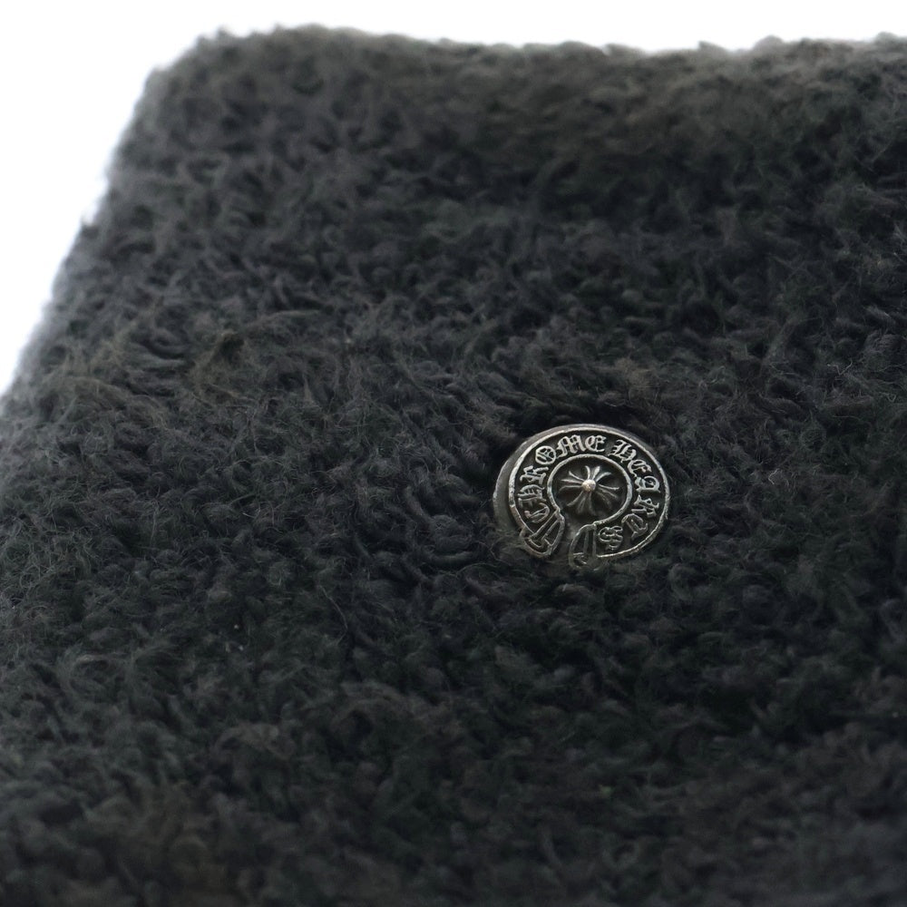 CHROME HEARTS(クロムハーツ) OLD LIPSTONGUE THE ROLLING STONES SWEATBAND WRIST オールド リップアンドタン リストバンド ブラック