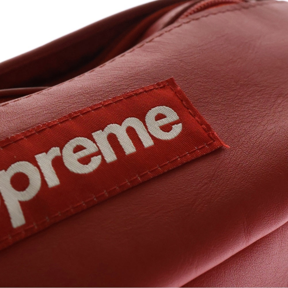 SUPREME(シュプリーム) 23AW Leather Waist Bag レザーウエストバッグ ショルダーバッグ レッド
