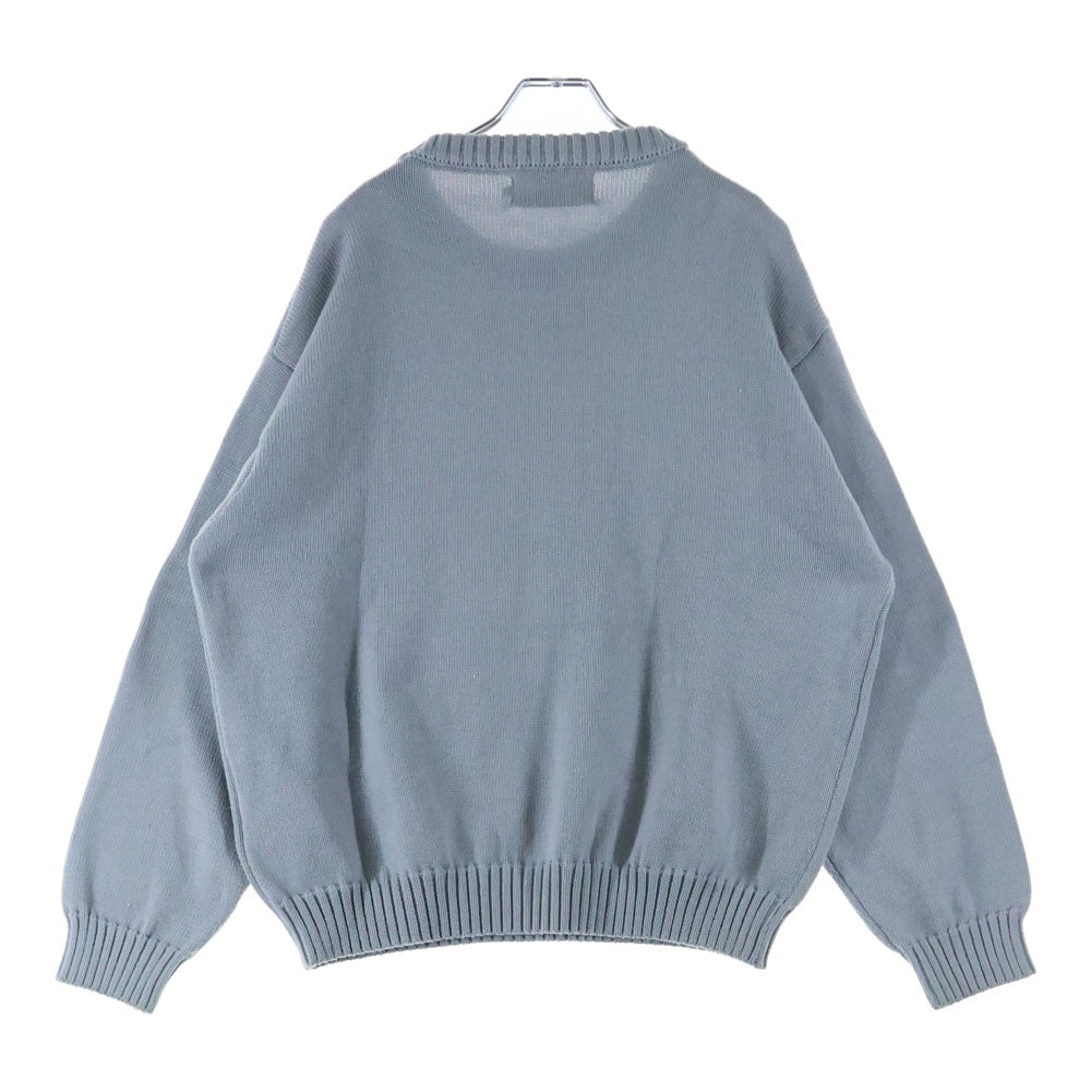 HARSH AND CRUEL(ハーシュアンドクルーエル) クルーネックニットセーター グレー