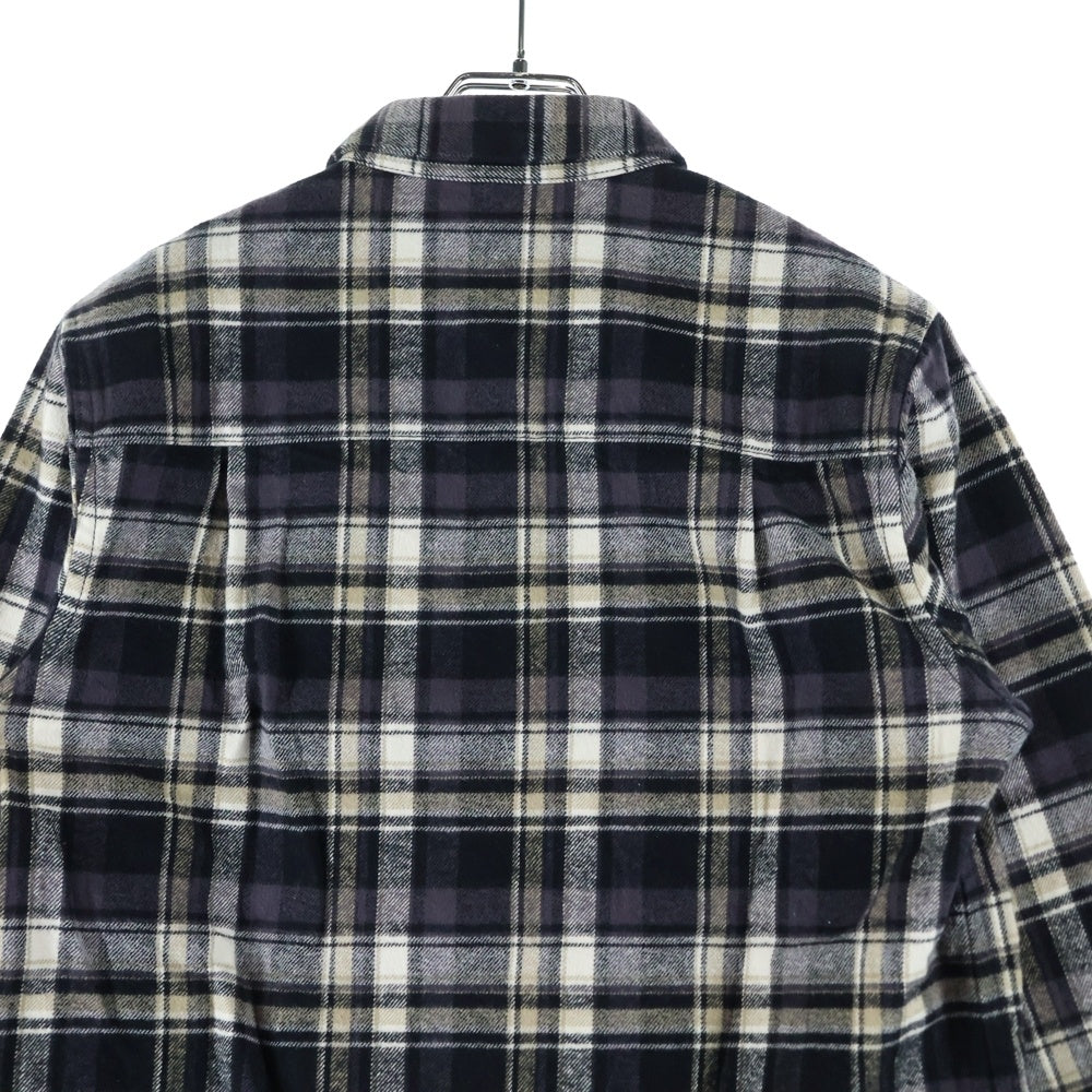 WTAPS(ダブルタップス) 14AW YOUTHFUL DAYZ VATOS L/S SHIRTS TEXTILE バトス チェック 長袖シャツ パープル 42GWDT-SHM05