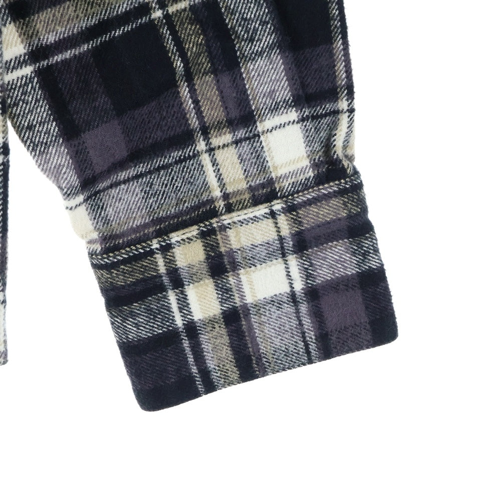 WTAPS(ダブルタップス) 14AW YOUTHFUL DAYZ VATOS L/S SHIRTS TEXTILE バトス チェック 長袖シャツ パープル 42GWDT-SHM05