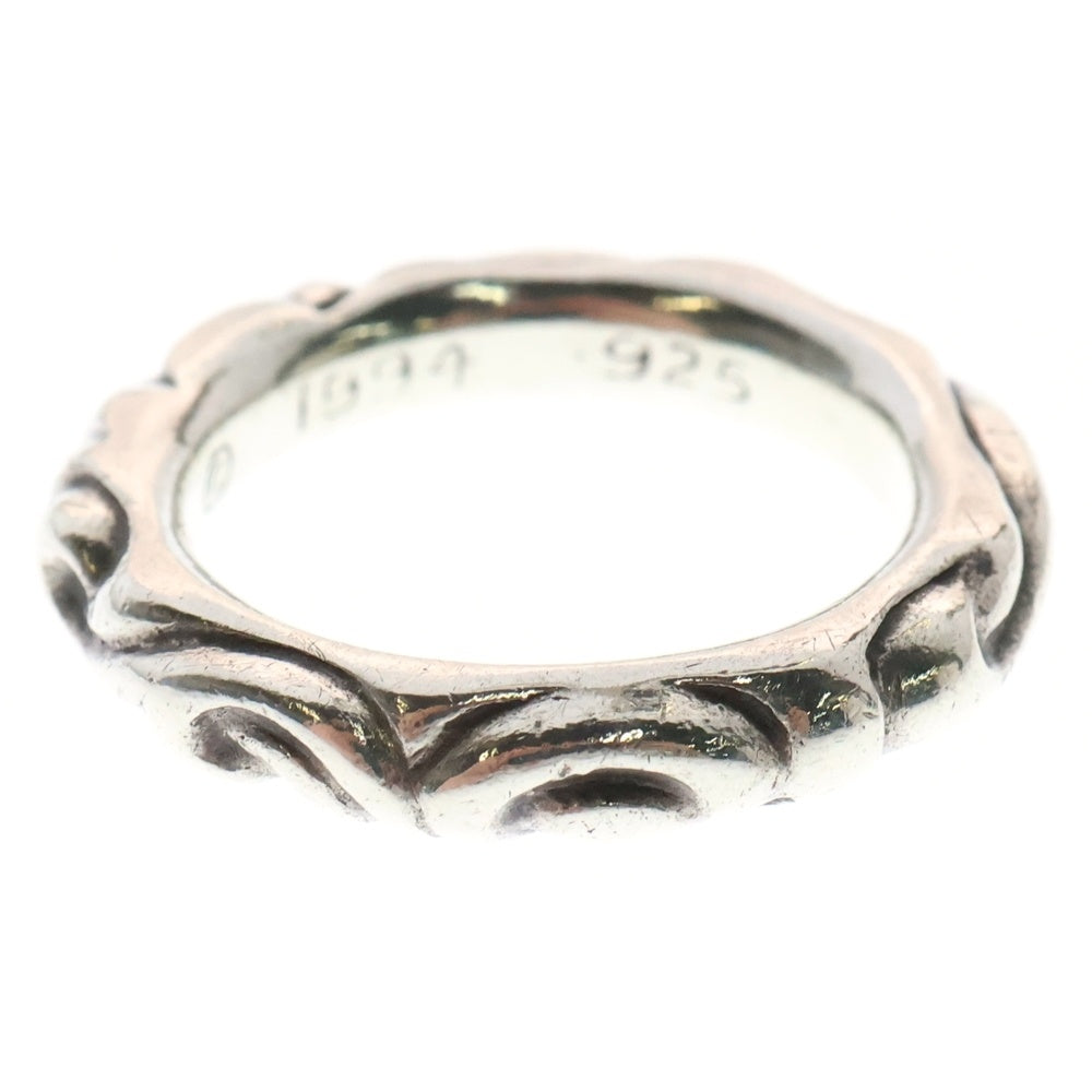 CHROME HEARTS(クロムハーツ) SCRL BAND スクロールバンド リング シルバー BCA351