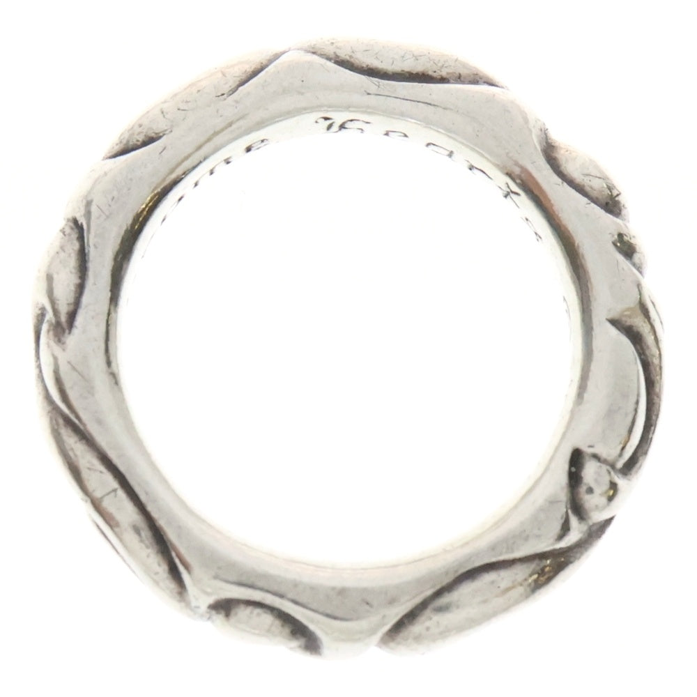 CHROME HEARTS(クロムハーツ) SCRL BAND スクロールバンド リング シルバー BCA351