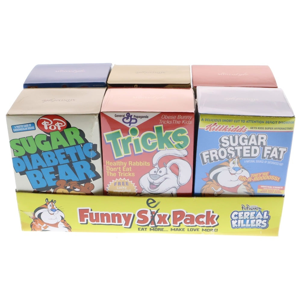 Ron English(ロン・イングリッシュ) × POPAGANDA Cereal Killers Black Light Magic Funny Six Pack Set ポップアガンダ 6個セットフィギュア